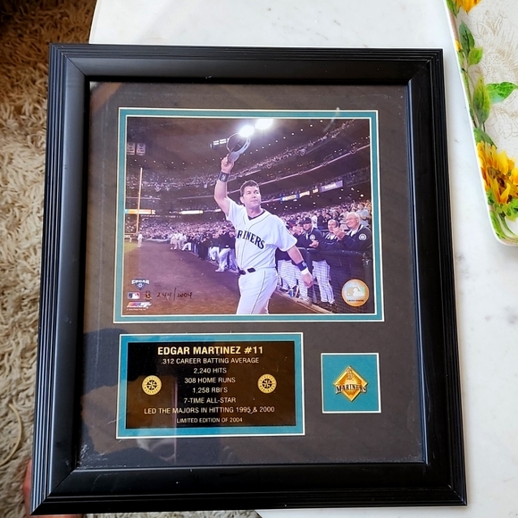 Other - Collector's Edition Edgar Martinez photo#244 of 2004 commemorative plaque